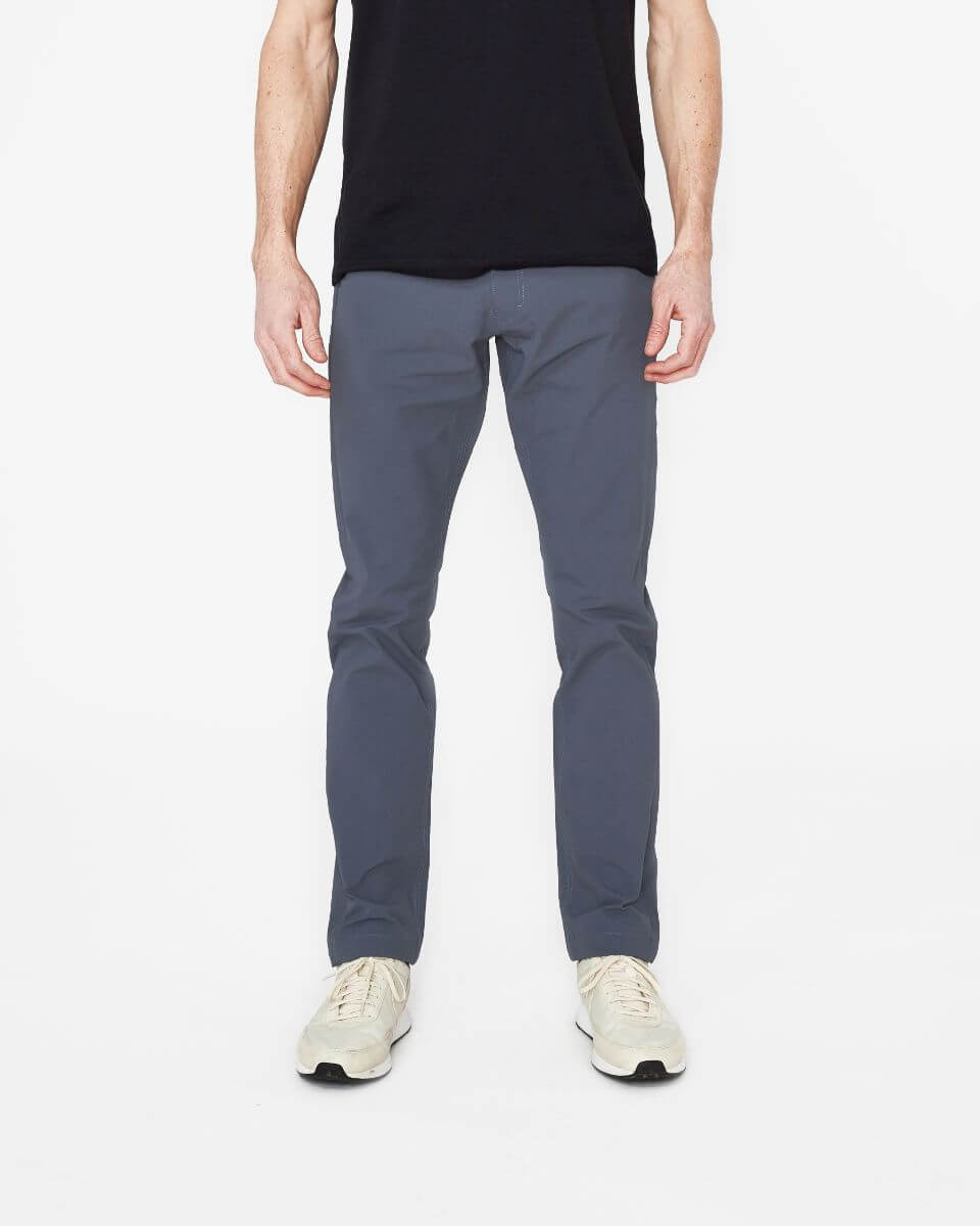 Grey Check Premium Merino Wool Pants (Slim Fit) Design by THE PANT