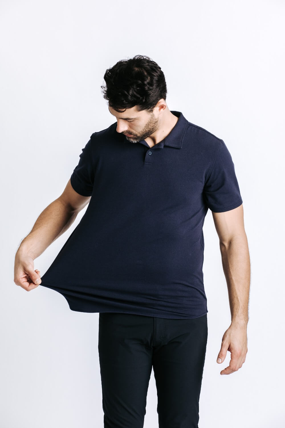 X Cotton Polo - Navy
