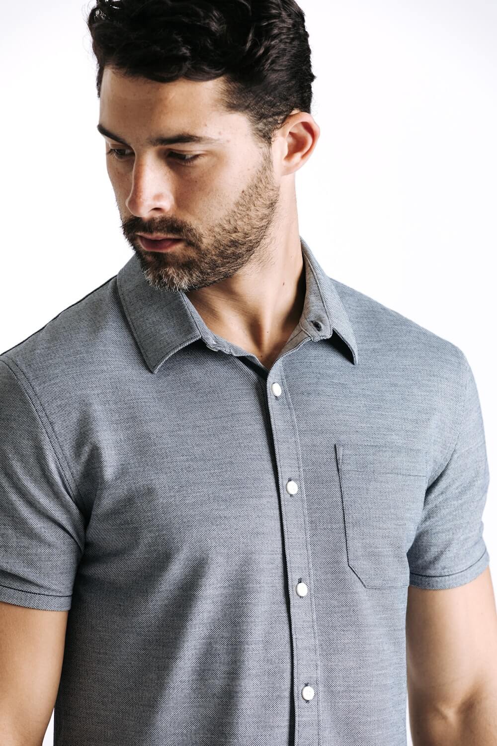 Limitless Short Sleeve Shirt - Concrete heather