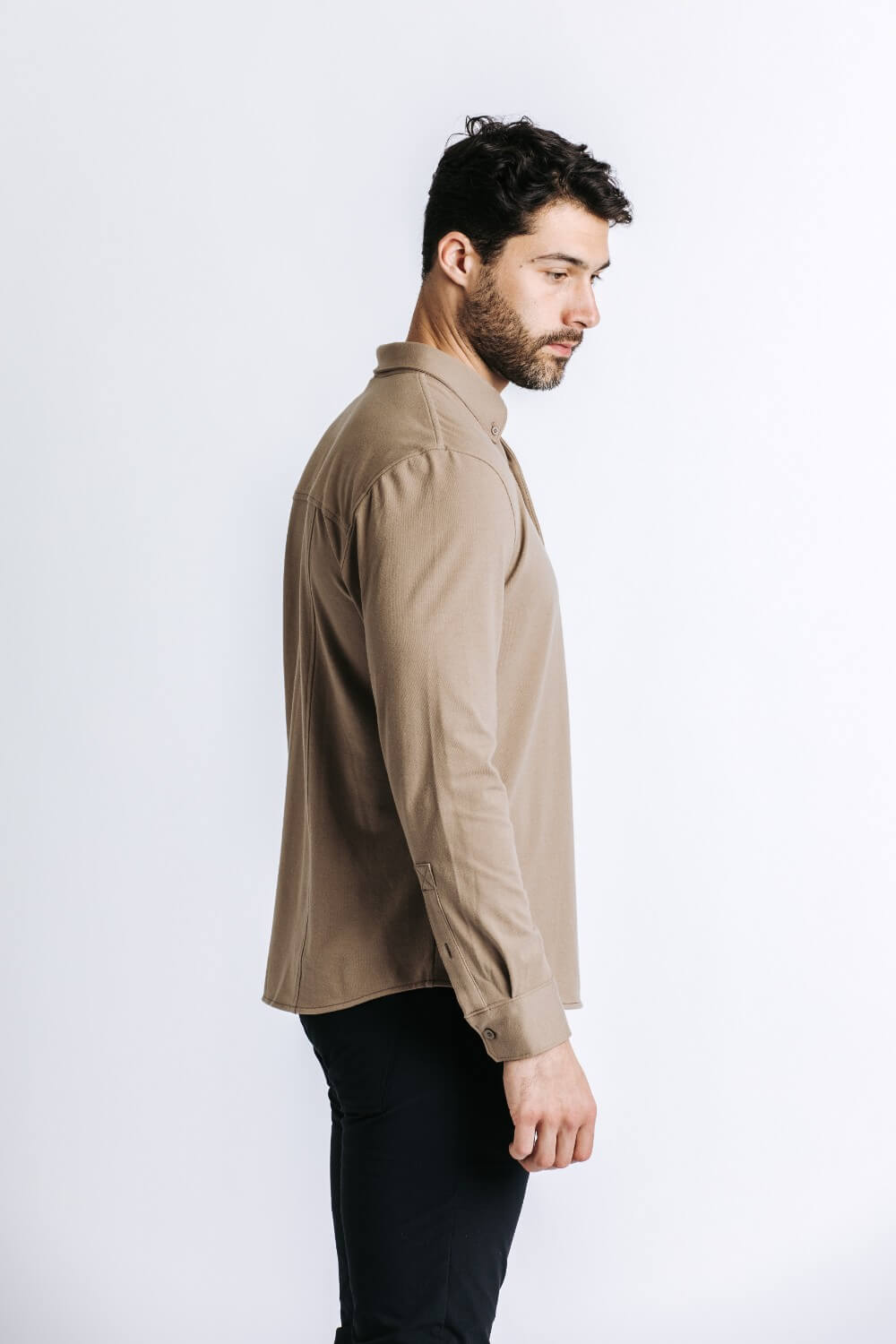 X Cotton Shirt - Sand
