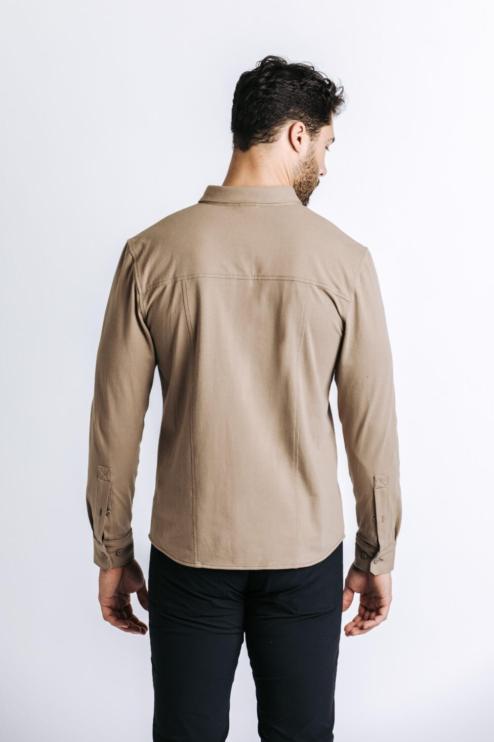 X Cotton Shirt - Sand
