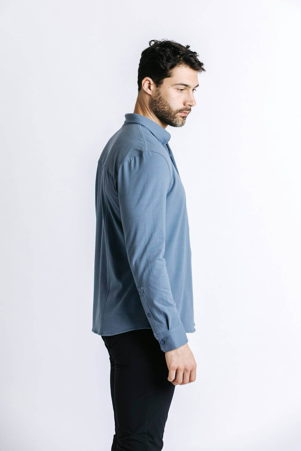 X Cotton Shirt - Pacific
