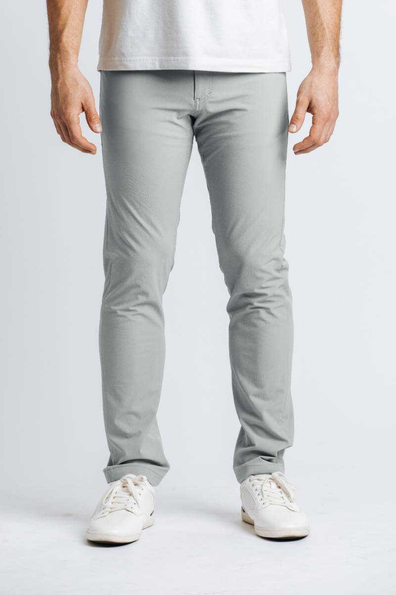 Lululemon ABC Pants Mens Size 36 Gray Black Pockets Stretch Pockets Comfort  Work