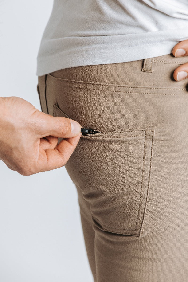 zipped pocket pants