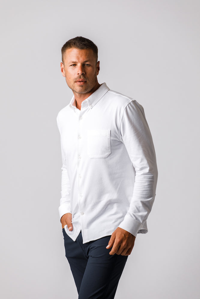 X Cotton Shirt - White
