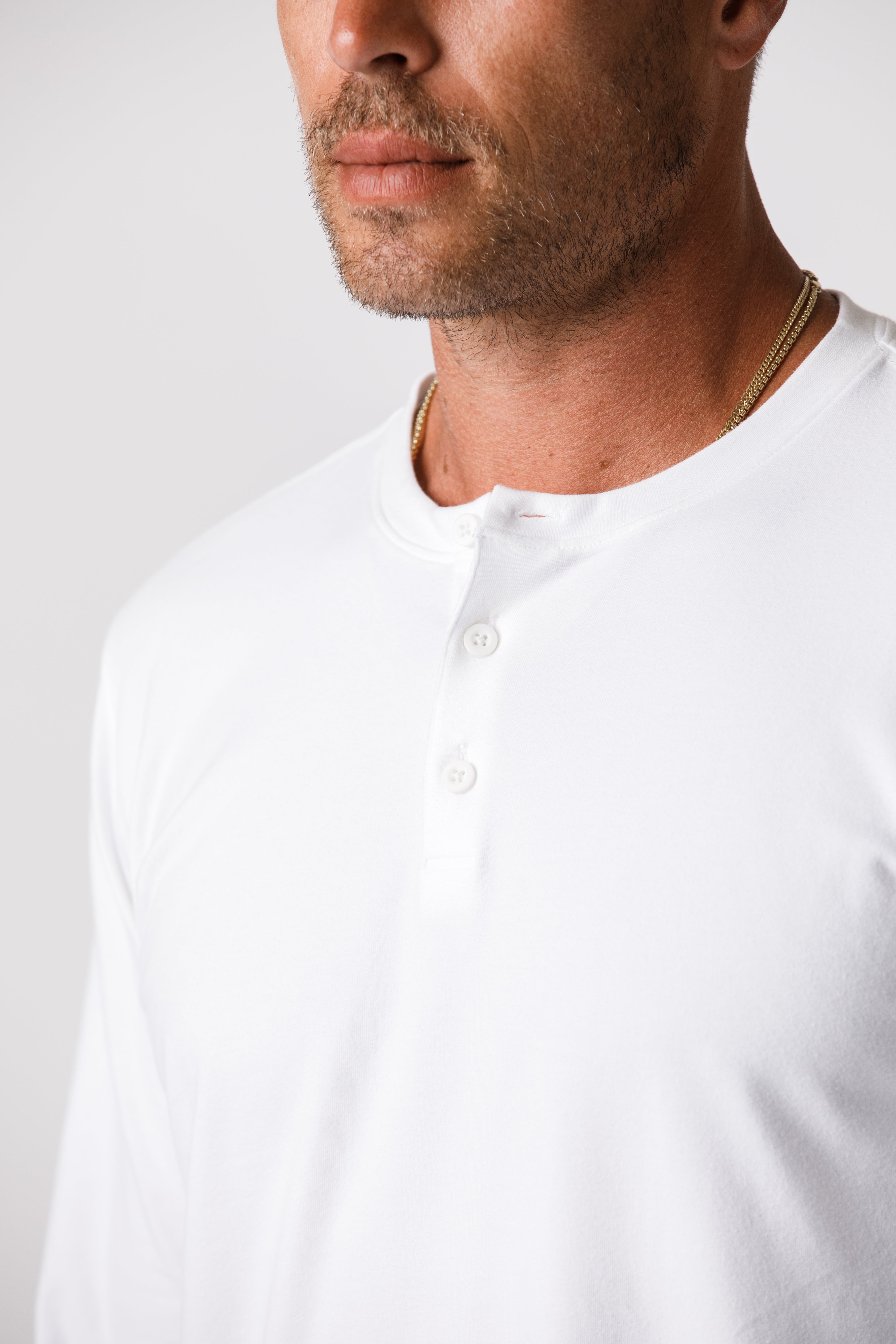 H&W: Gabe is 6’ 185lbs. wearing size Medium#color_white