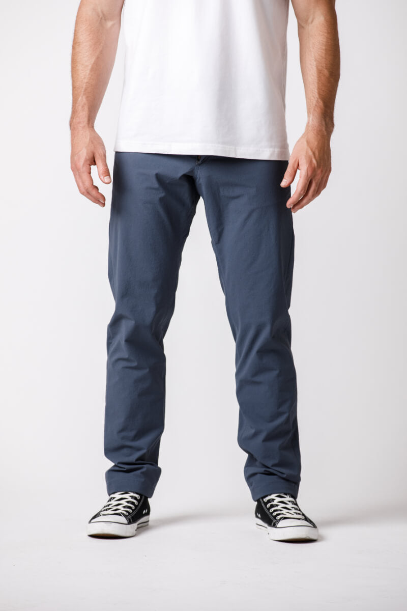 Men's Travel Pants, Evolution Pants Classic Blue Grey