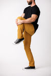Weston is 6'1"/180lbs wearing size 32