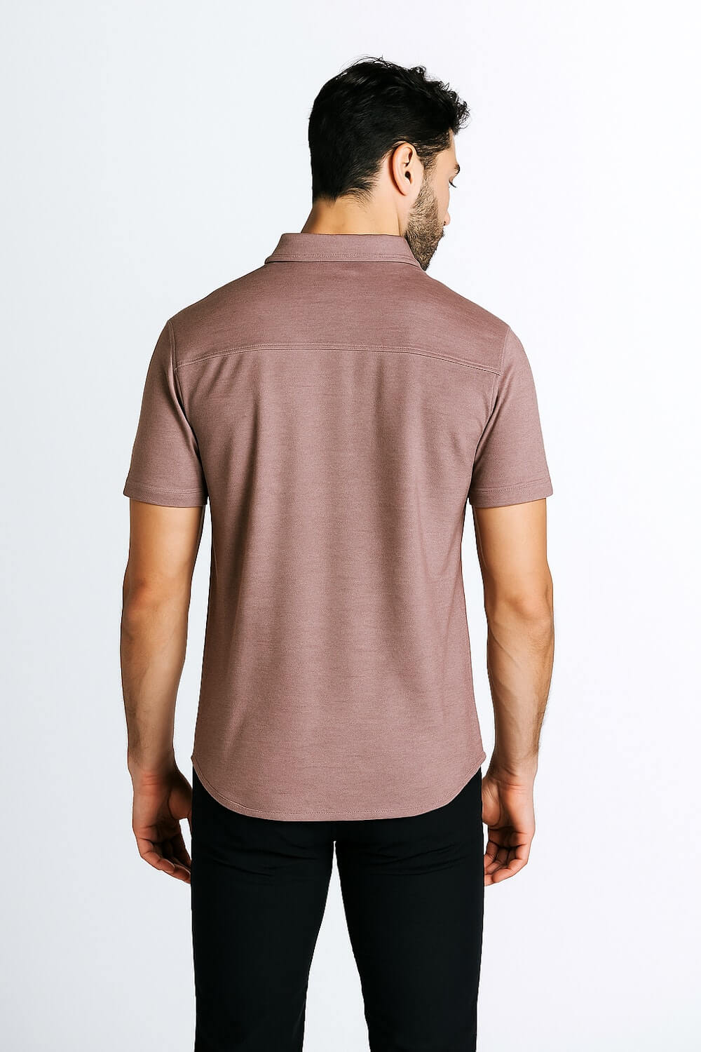 Limitless Short Sleeve Shirt - Burgundy heather