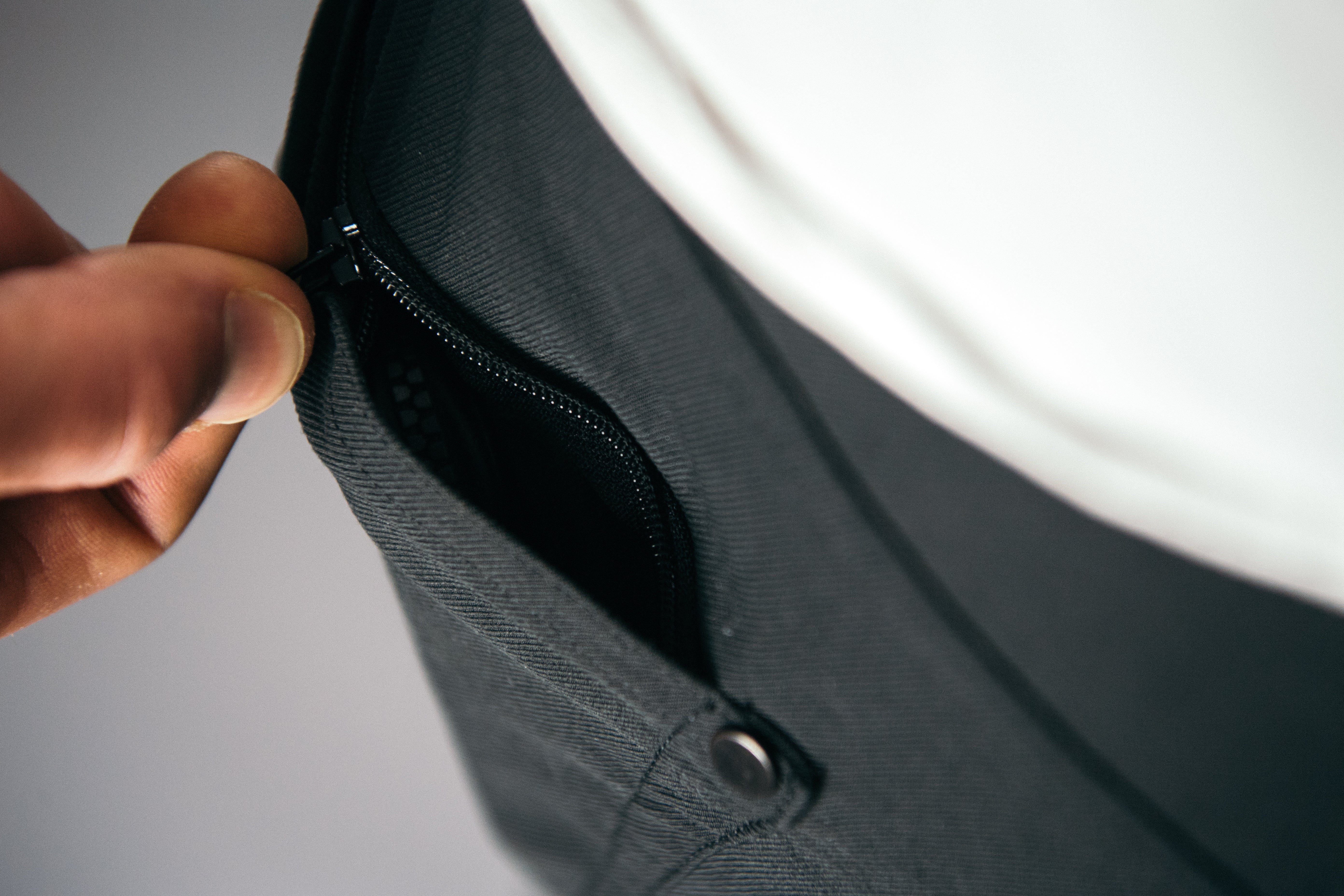 pants with zipper pockets