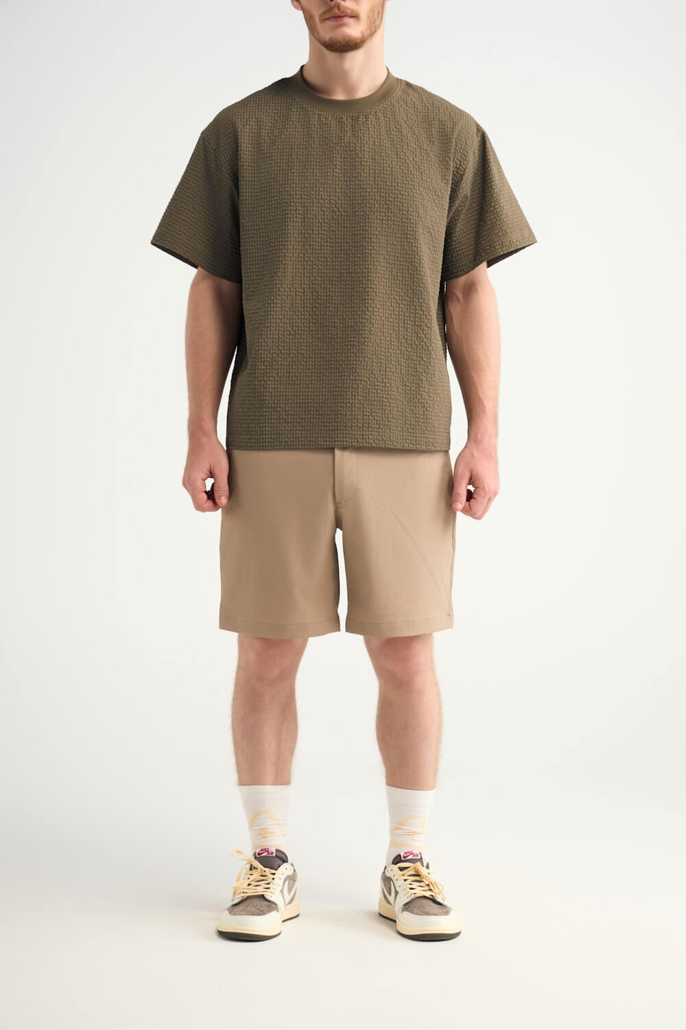 H&W:Noah is 5'11 / 165lbs wearing size M#color_sand