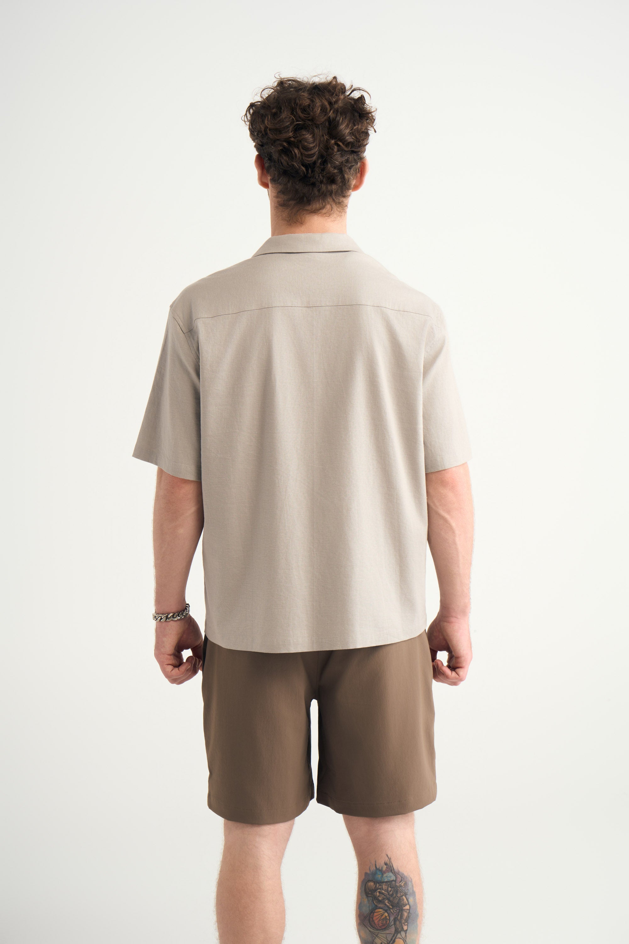 BreezeLinen™ Camp Shirt - Stone