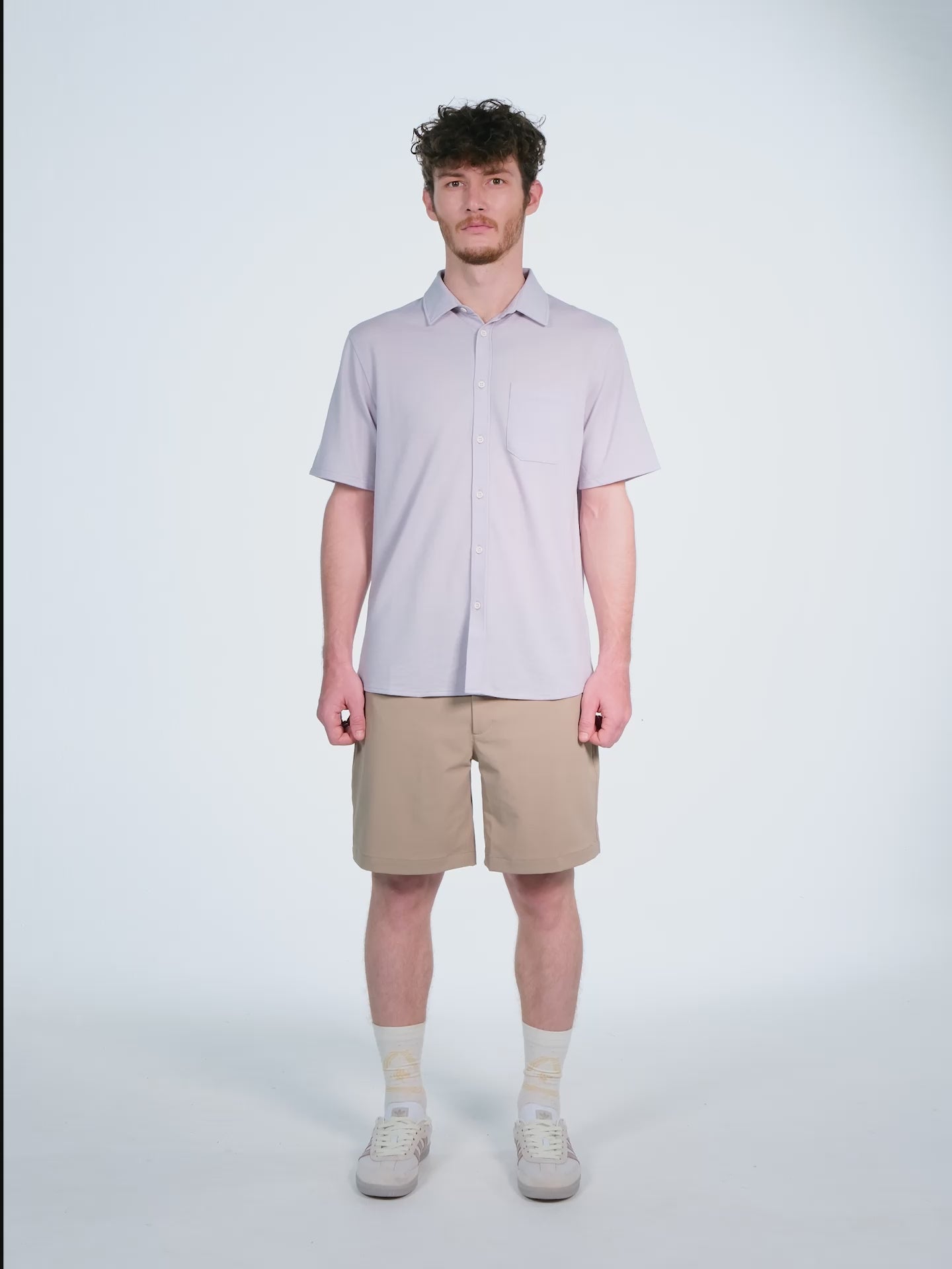 Limitless Short Sleeve Shirt - Smoke heather