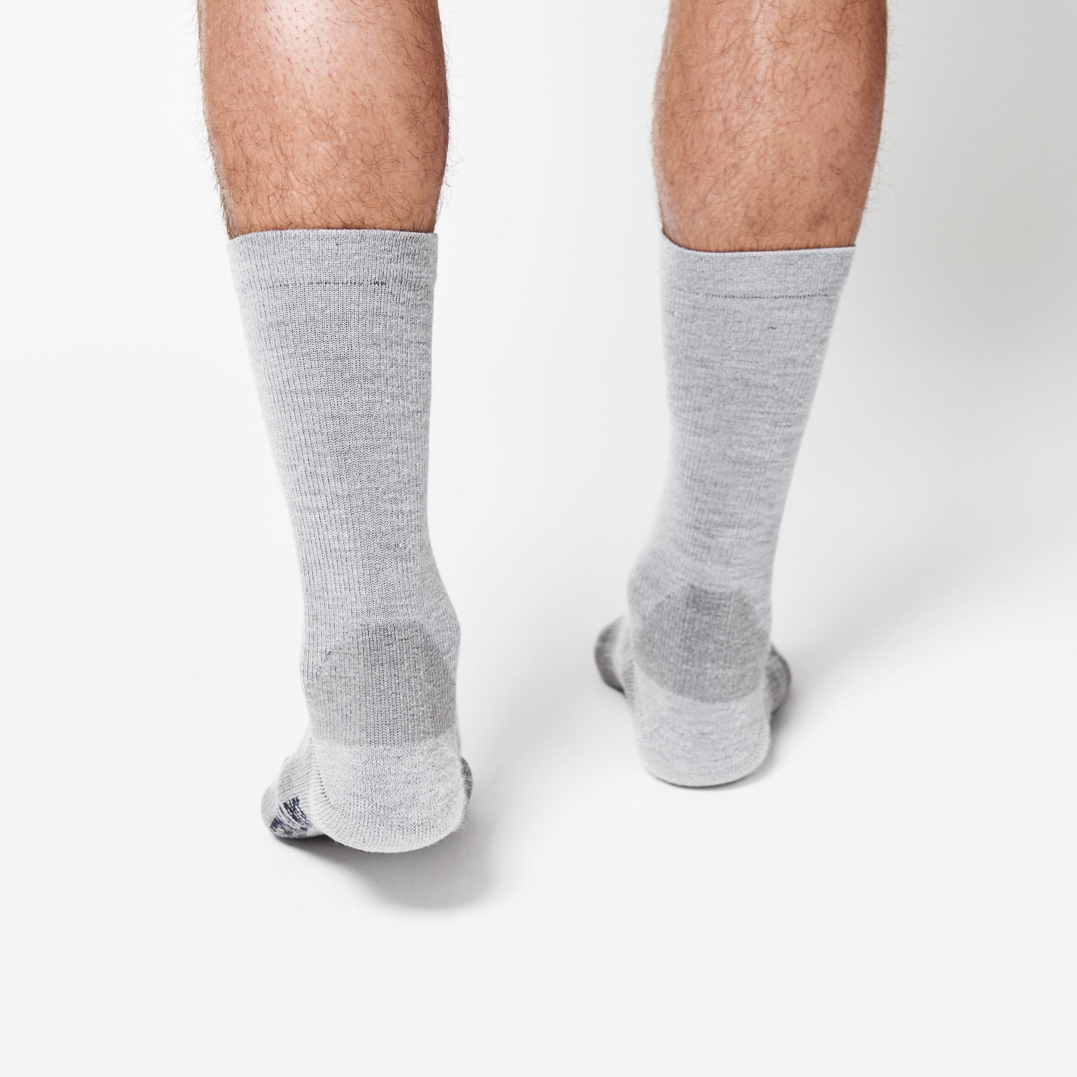 StrongCore Merino Socks - Crew - Grey
