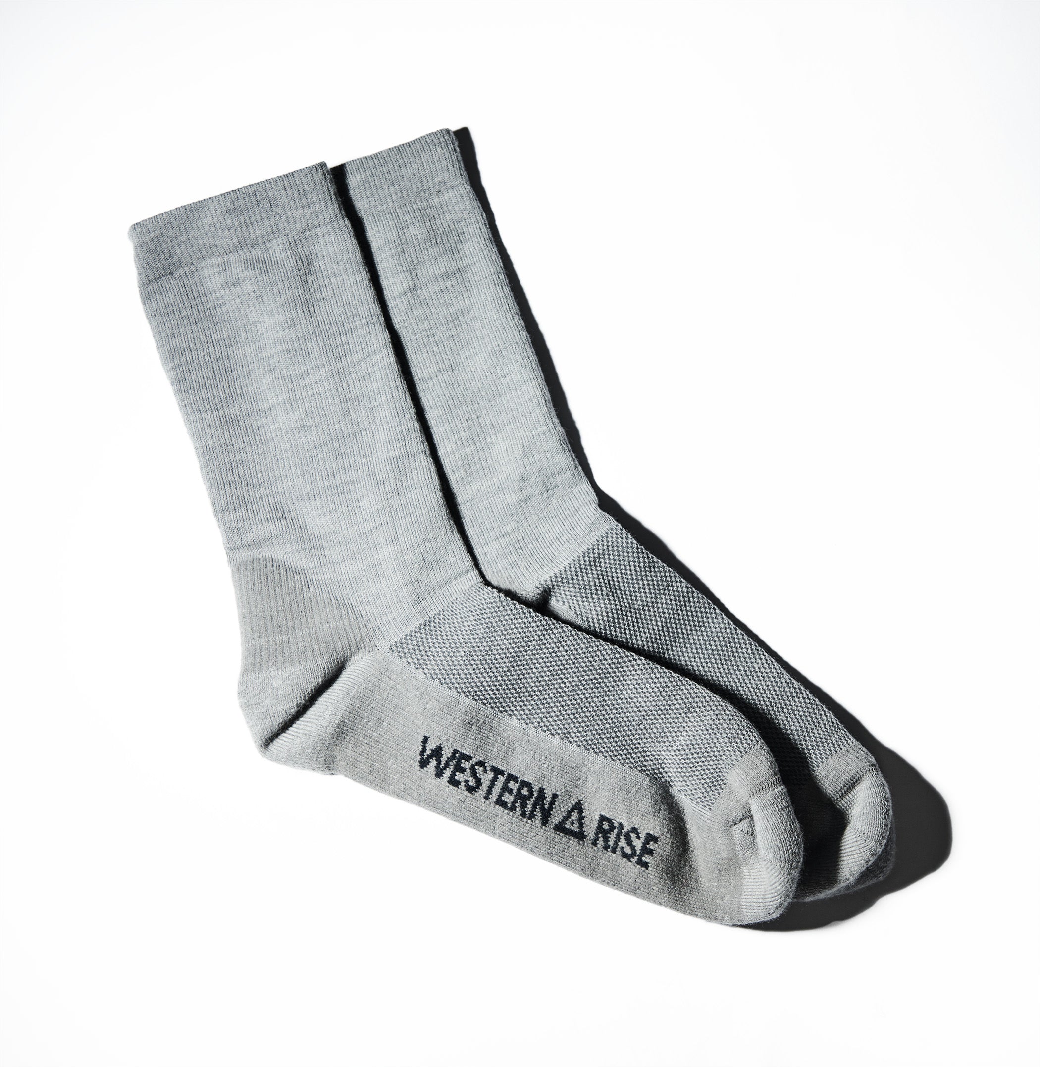 StrongCore Merino Socks - Crew - Grey
