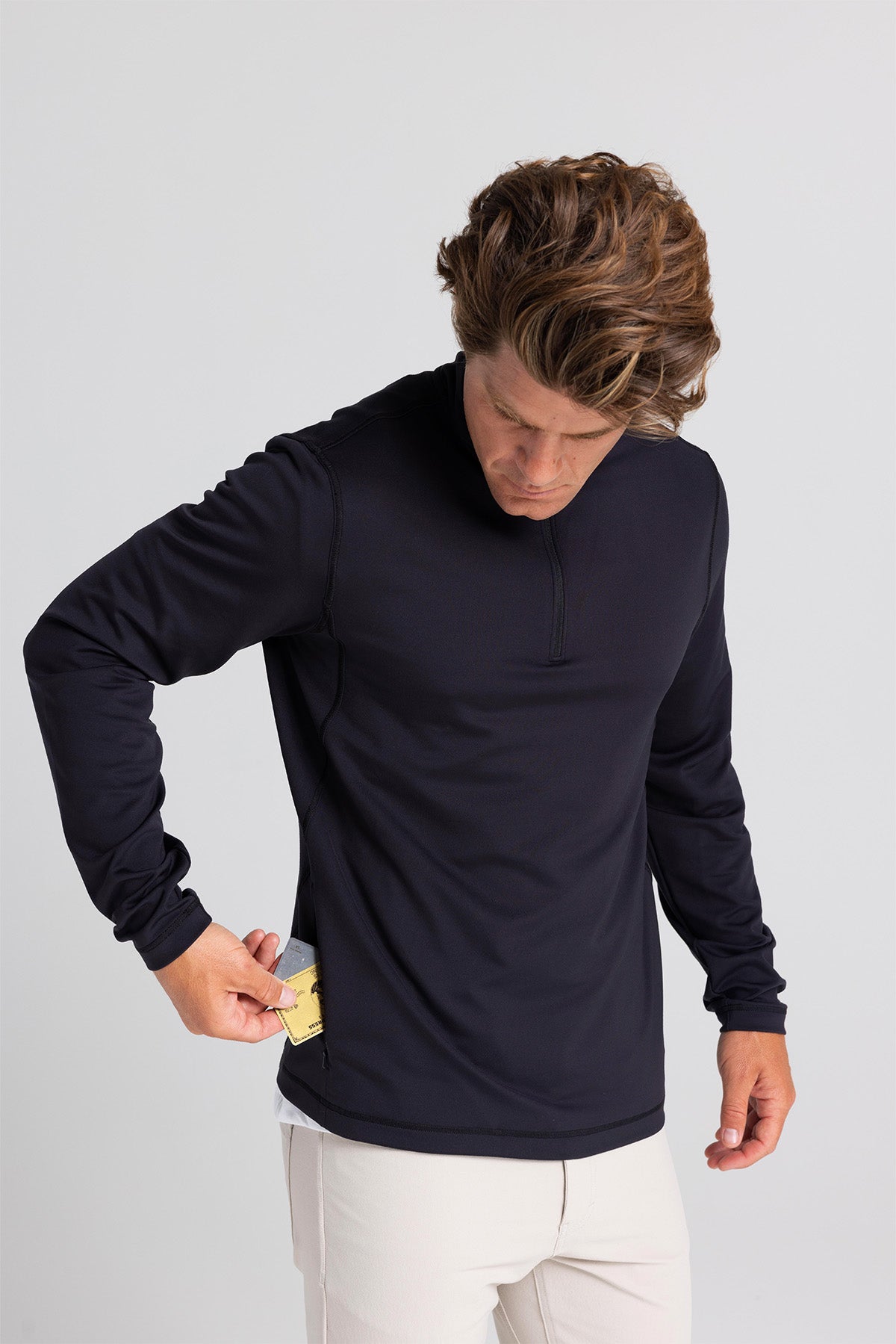 Adapt Quarter Zip - Black
