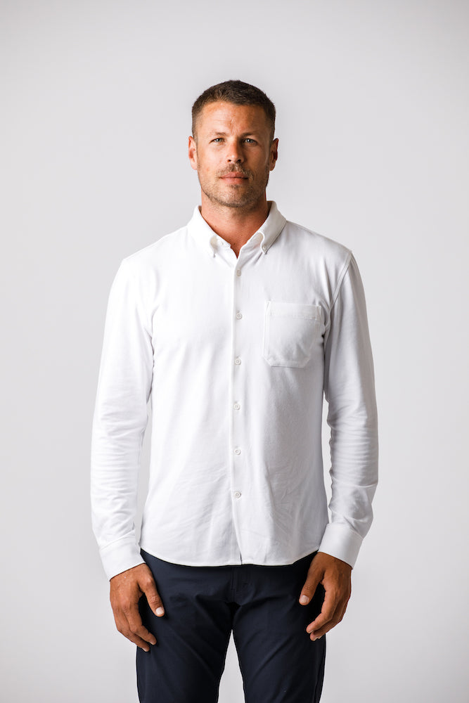 X Cotton Shirt - White
