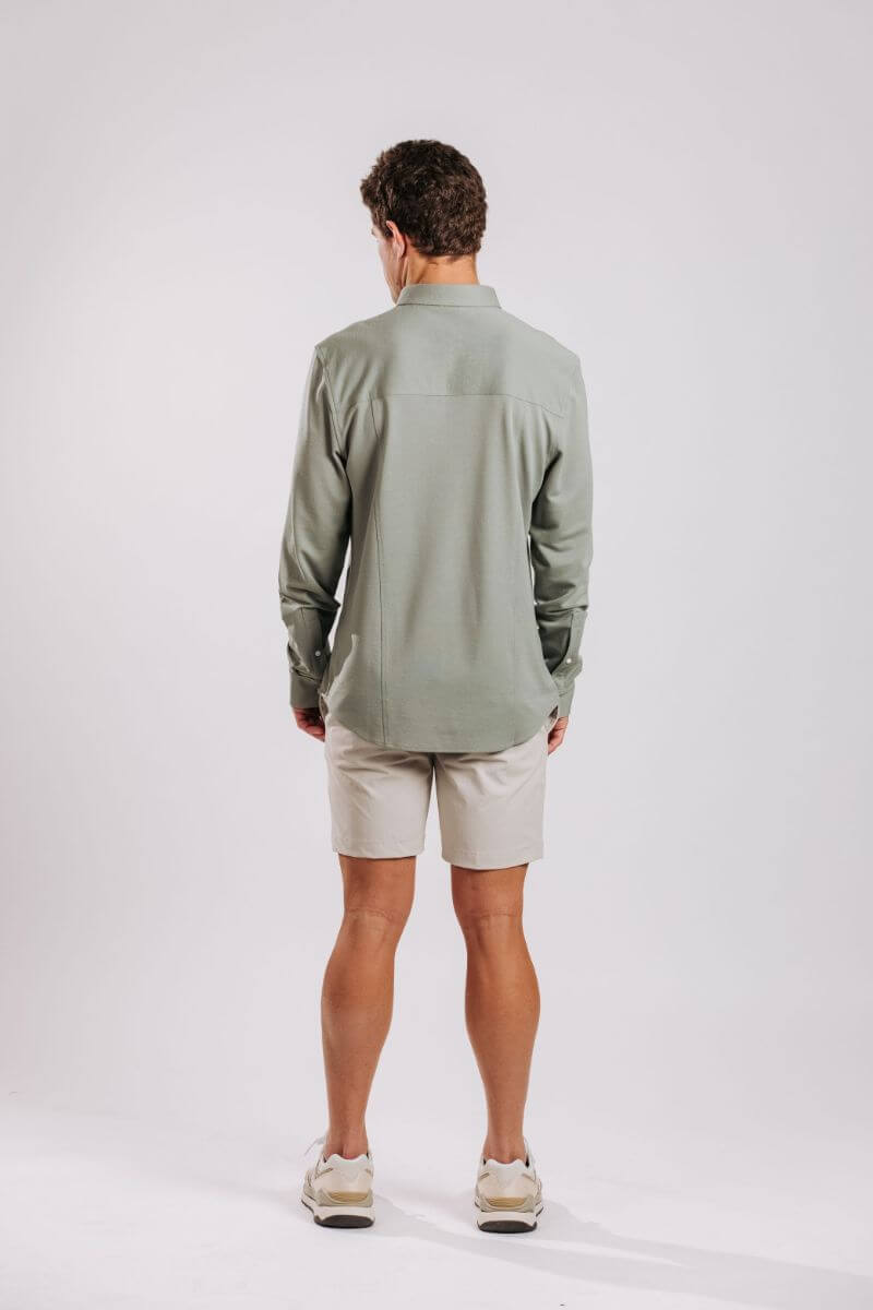 Limitless Merino Button-Down - Sage
