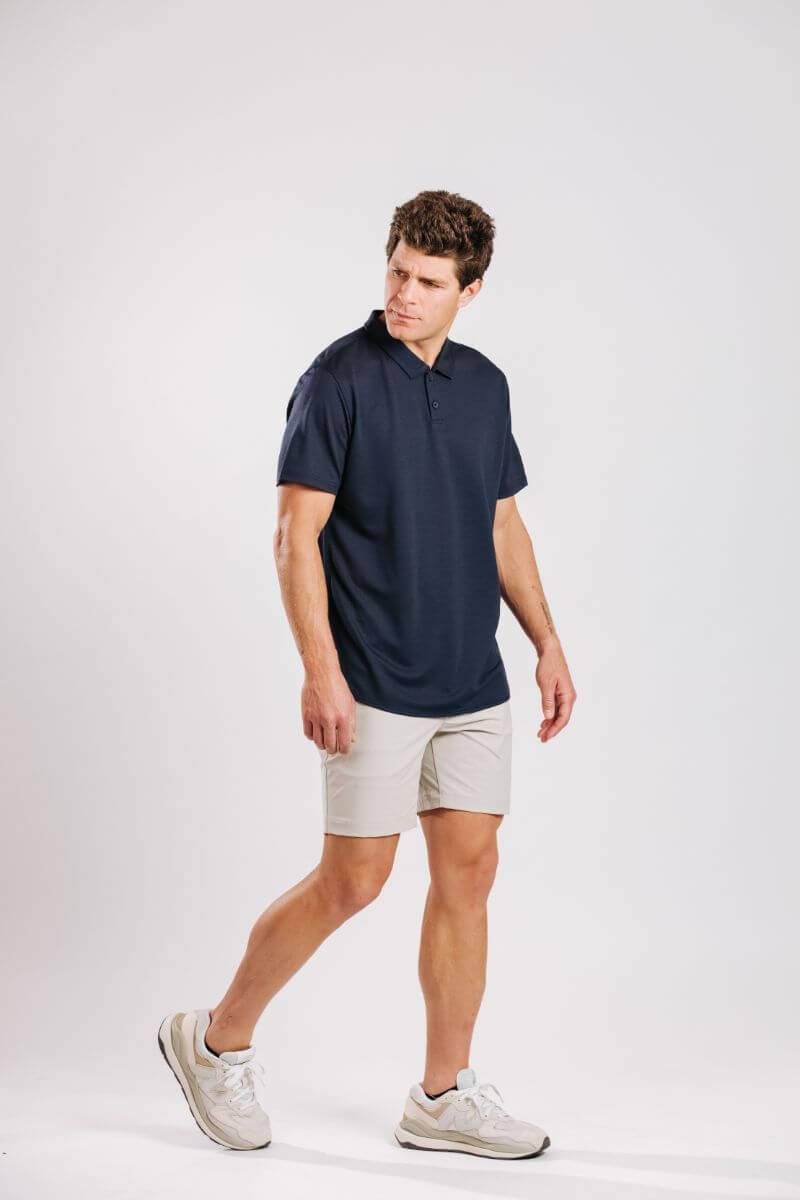 Limitless Merino Polo Shirt - Indigo
