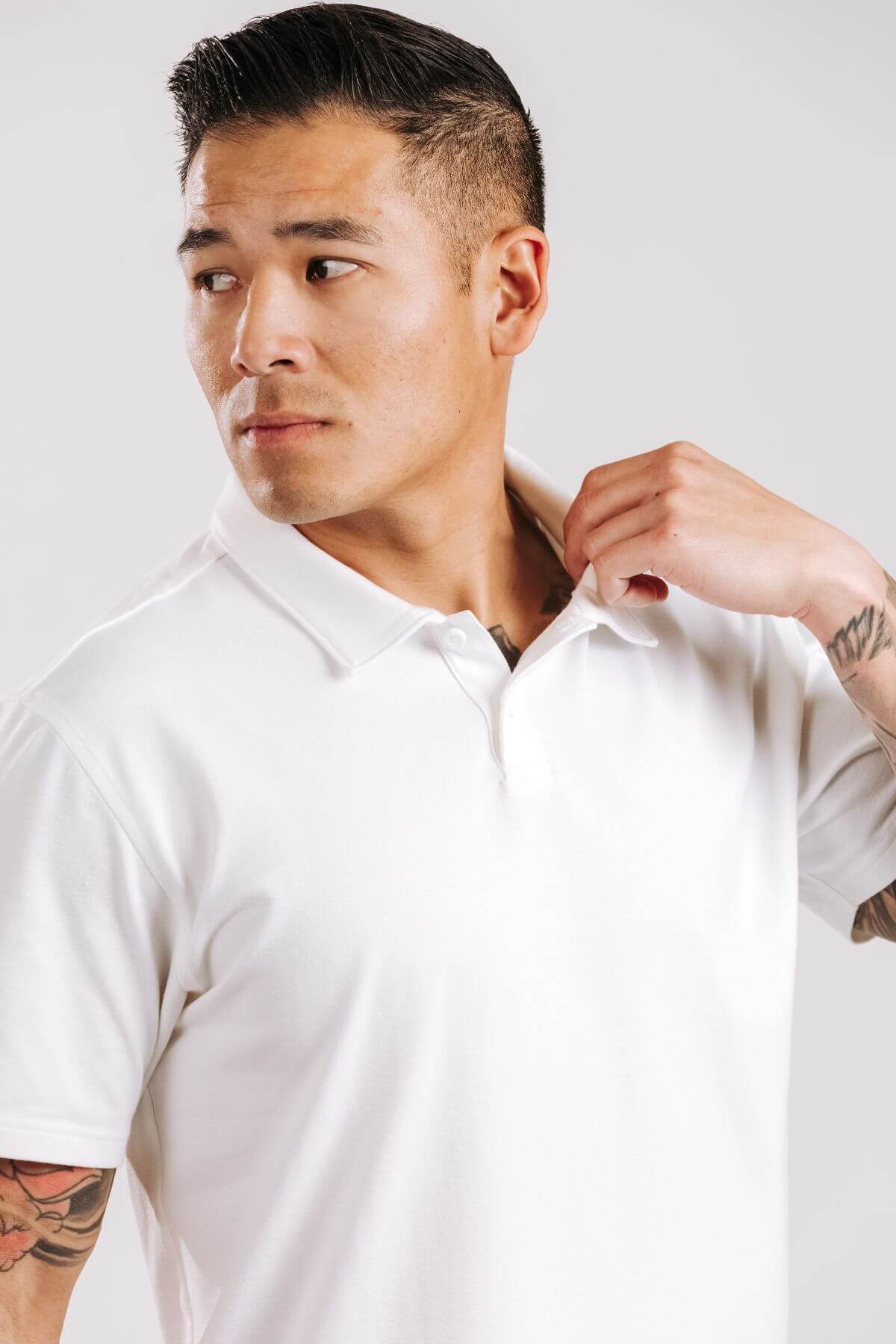 X Cotton Polo - White
