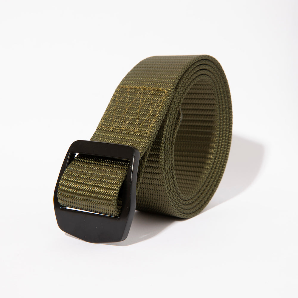 Webbed Belt - Olive