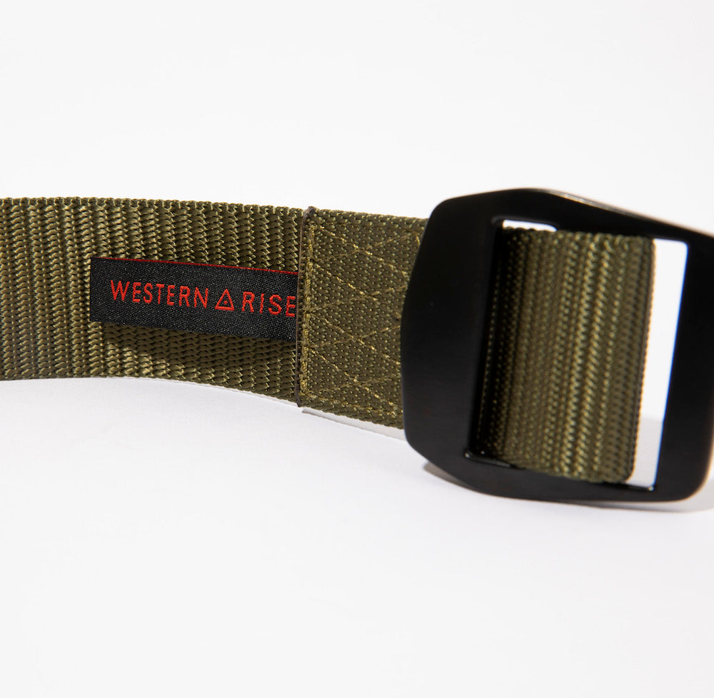 Webbed Belt - Olive
