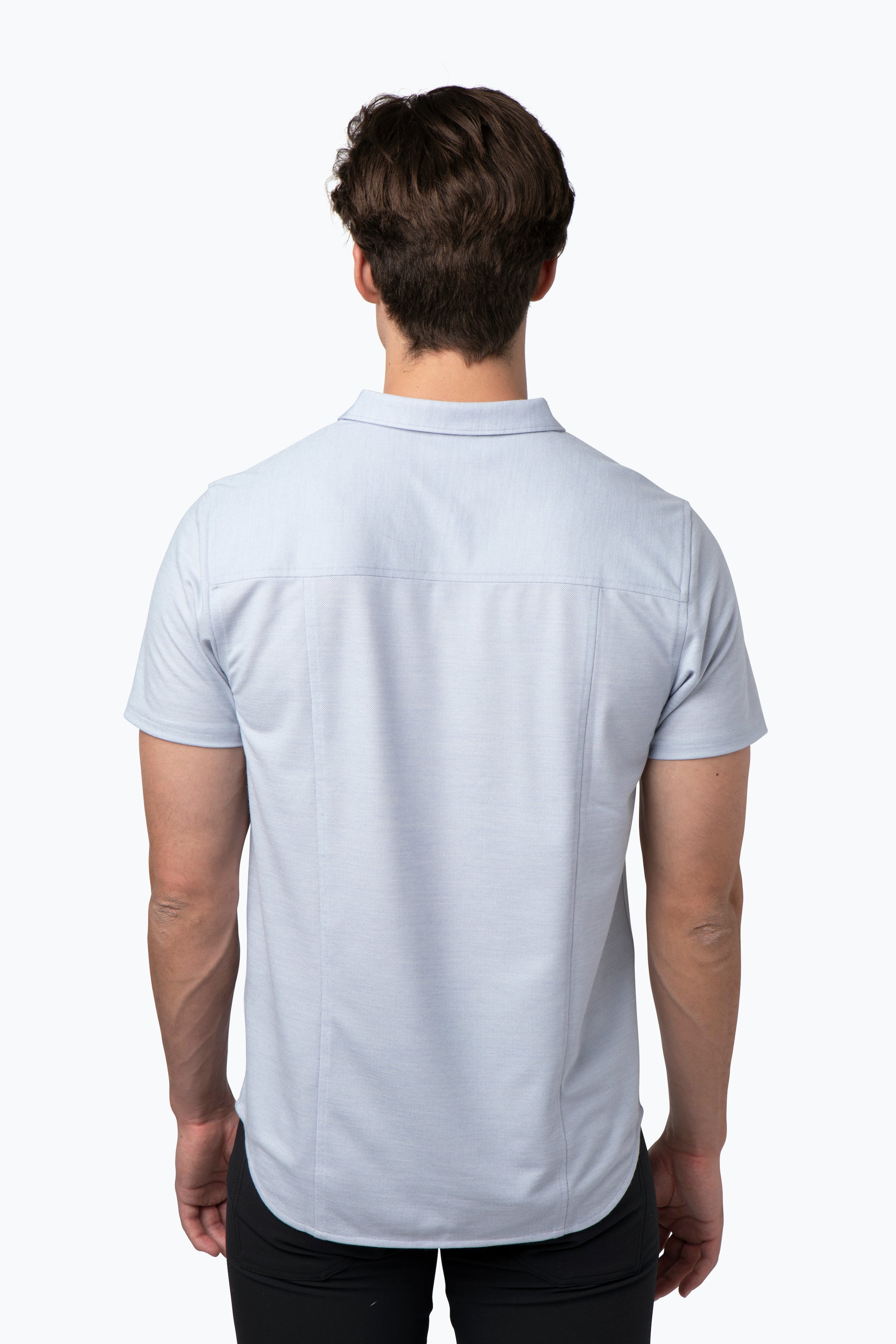 Limitless Merino Polo Shirt - Light blue
