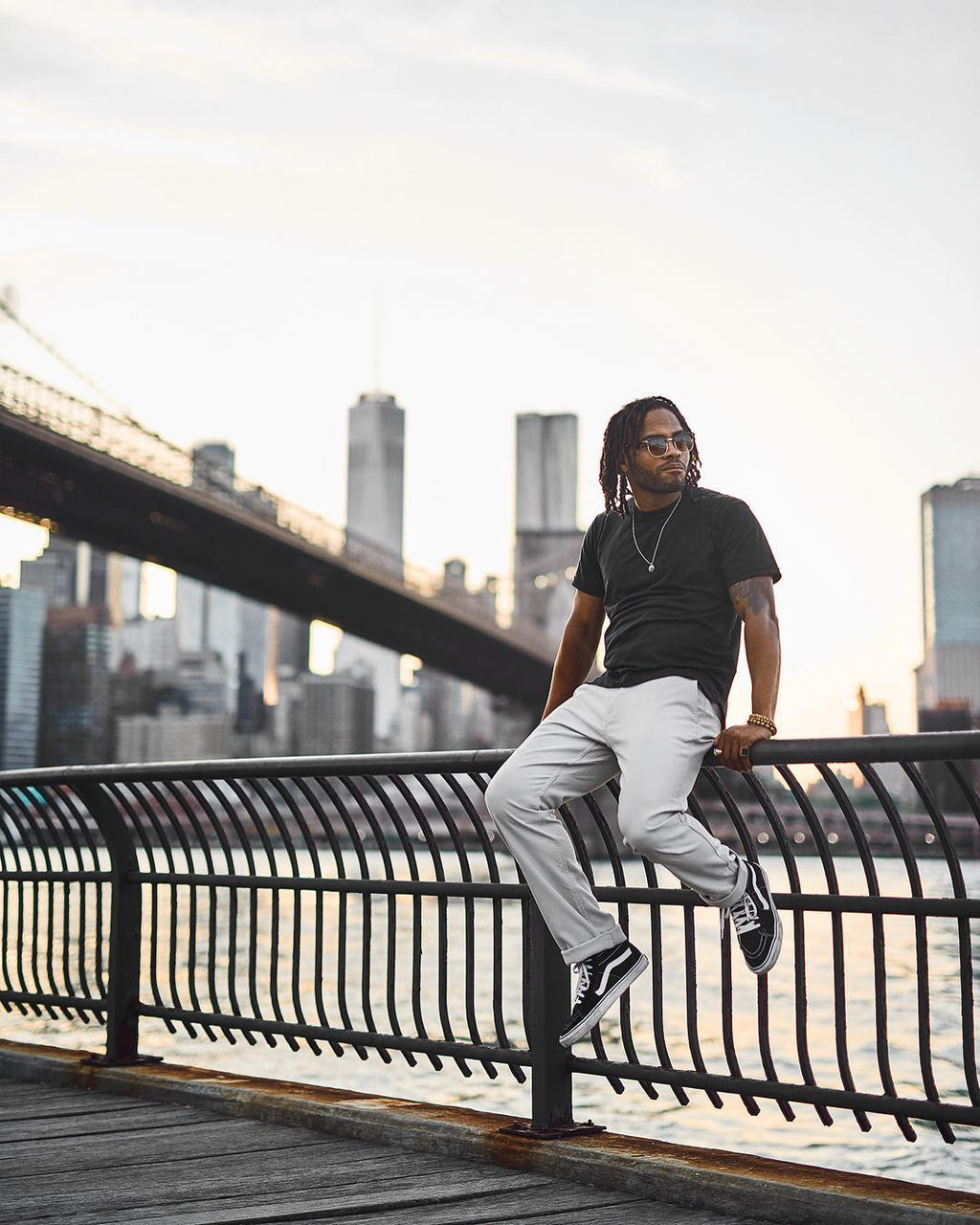 Everyday sneakers suited for NYC lifestyle.