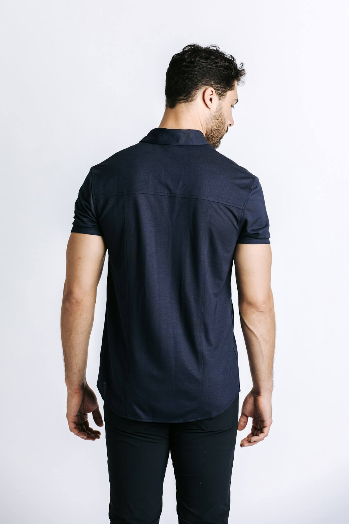 Limitless Merino Short Sleeve Shirt - Indigo
