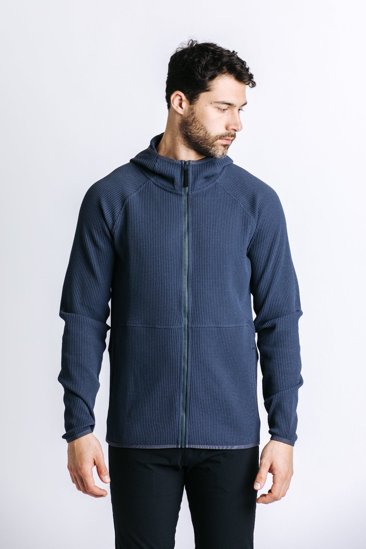 Venture Zip Hoodie - Blue grey
