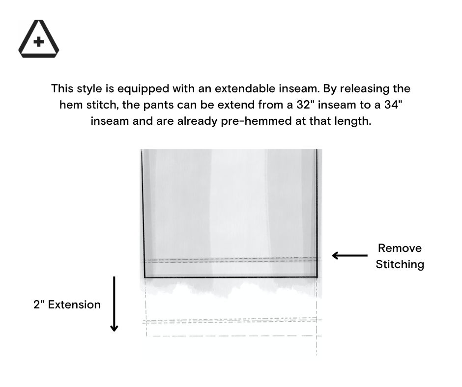 Our extendable inseam