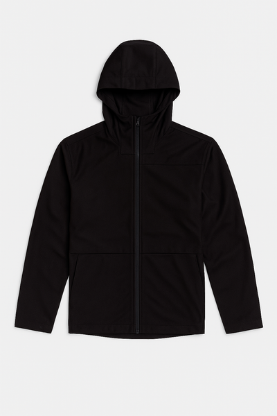 HEAVY COTTON WESTERN JACKET ブラック Meta Shell | Mens Soft-Shell Jacket | Western Rise