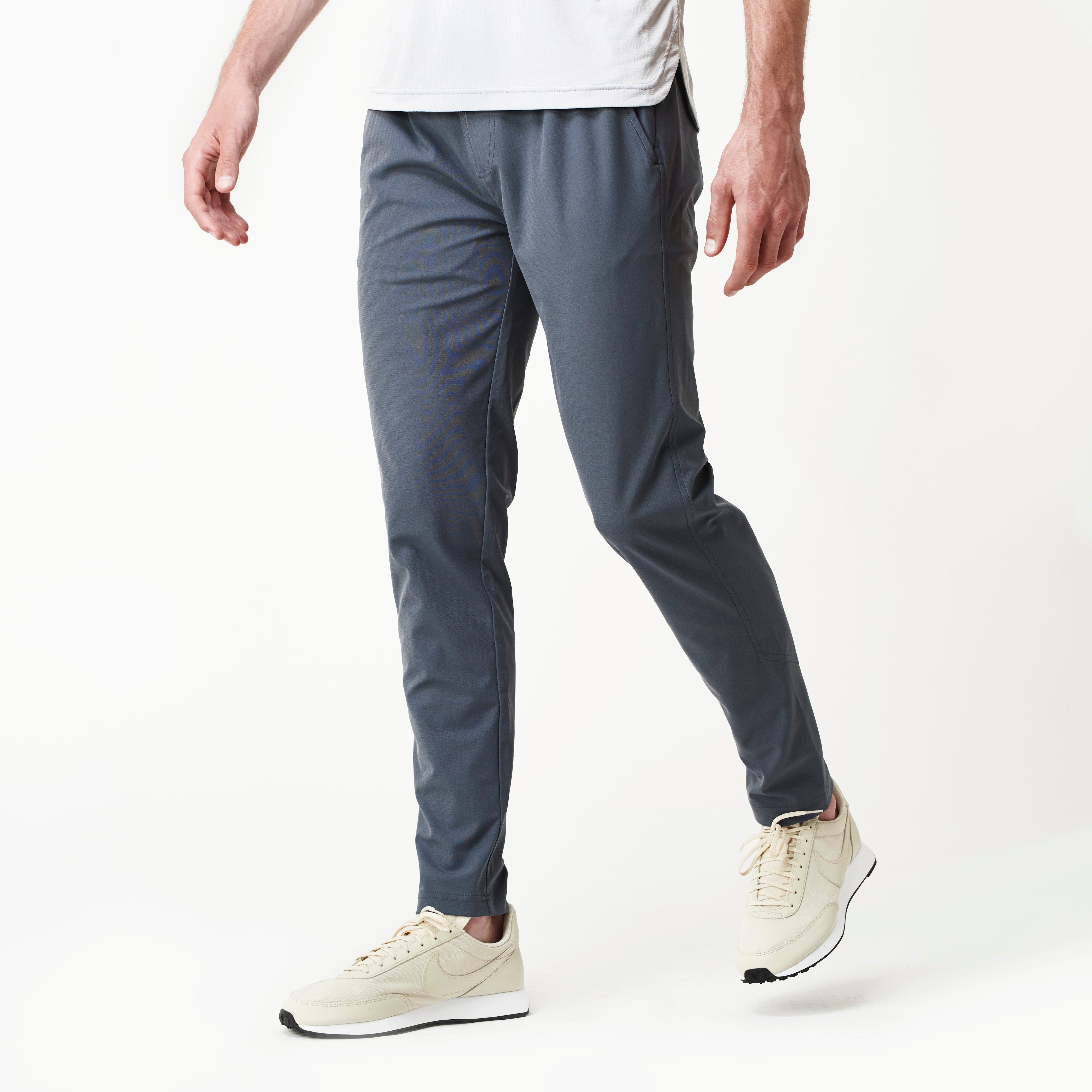 Off-White Grey Fence Extended Chino Trousers – BlackSkinny