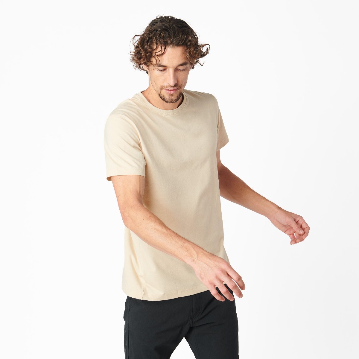 X Cotton Tee - Dune
