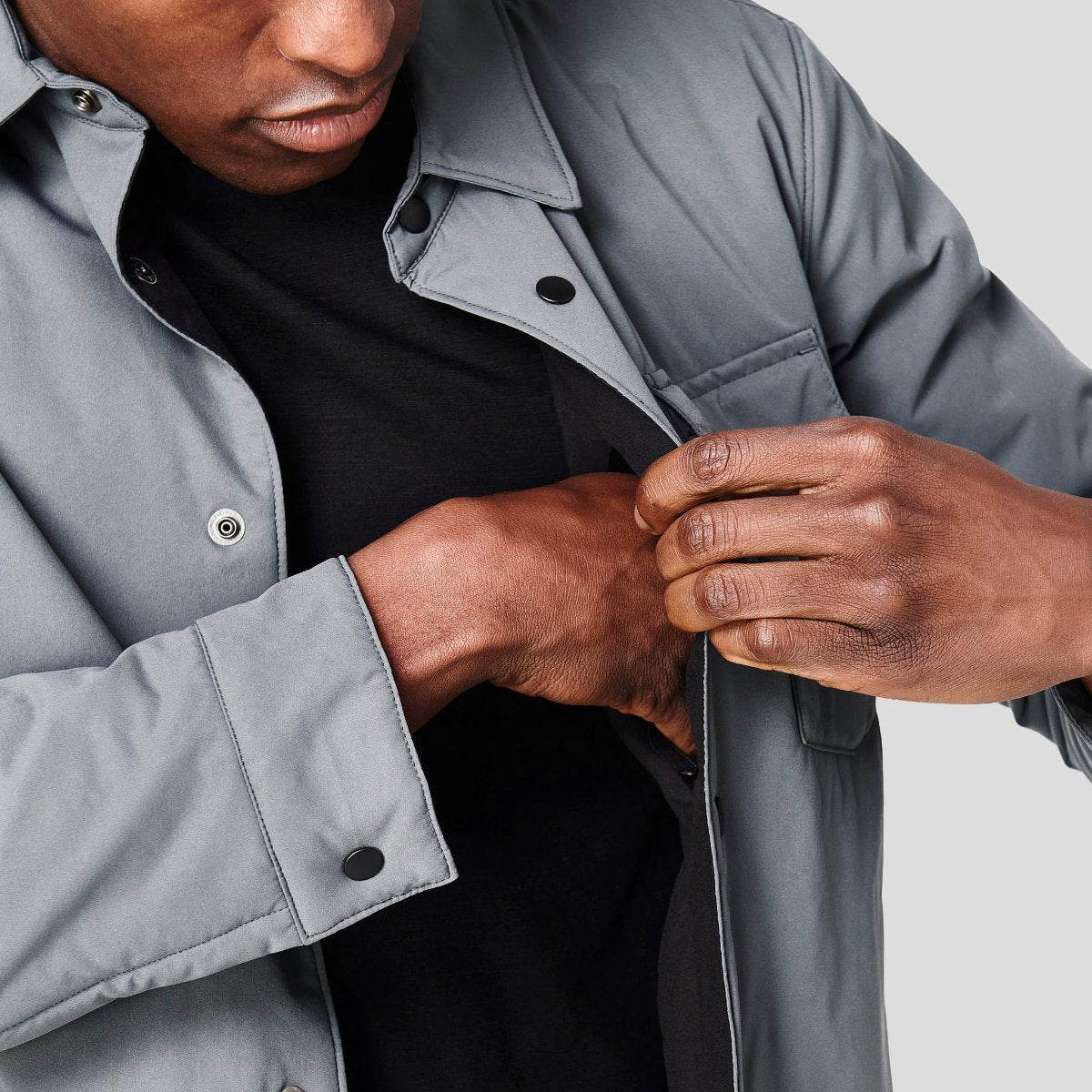 AirLoft Shirt Jacket - Blue grey
