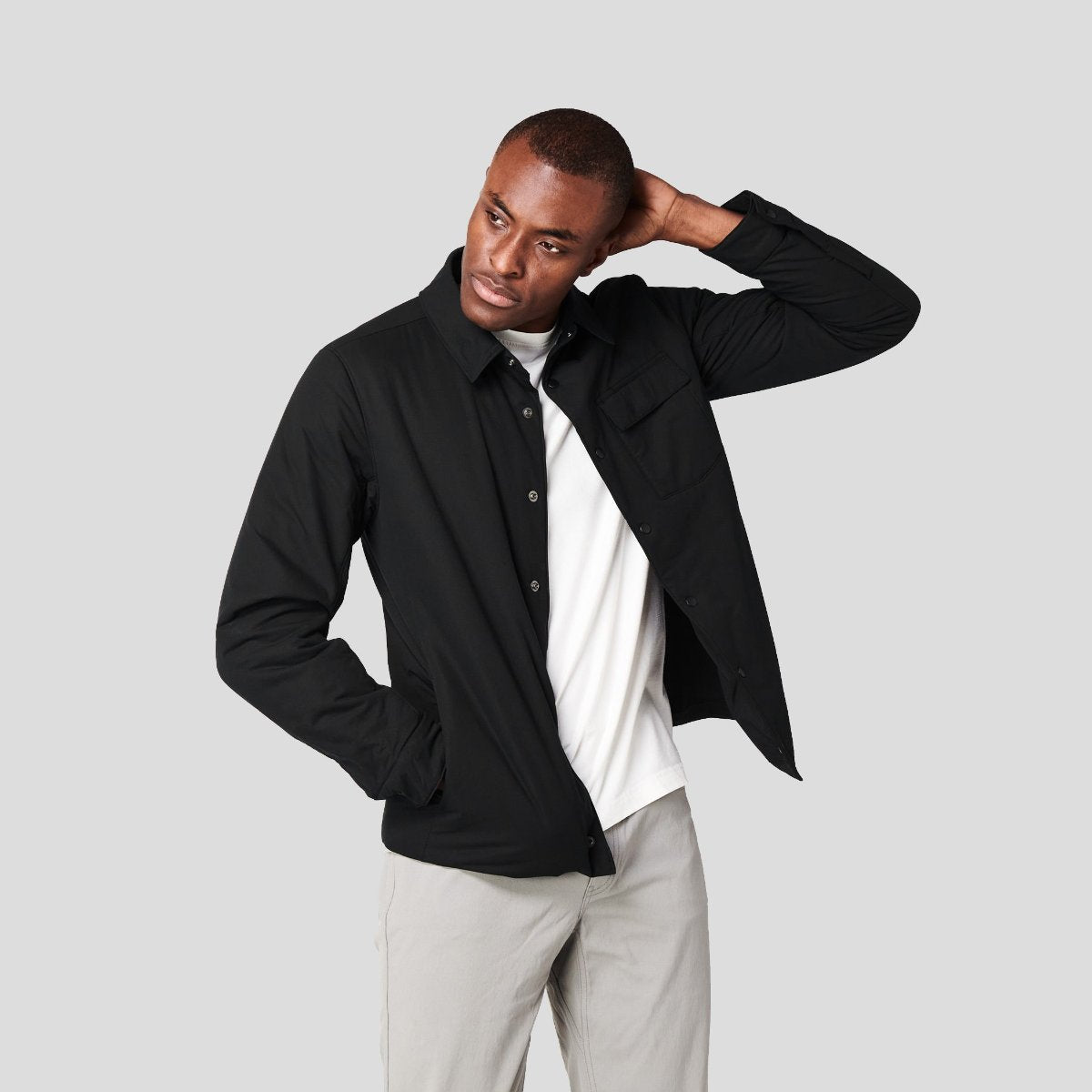 AirLoft Shirt Jacket - Black
