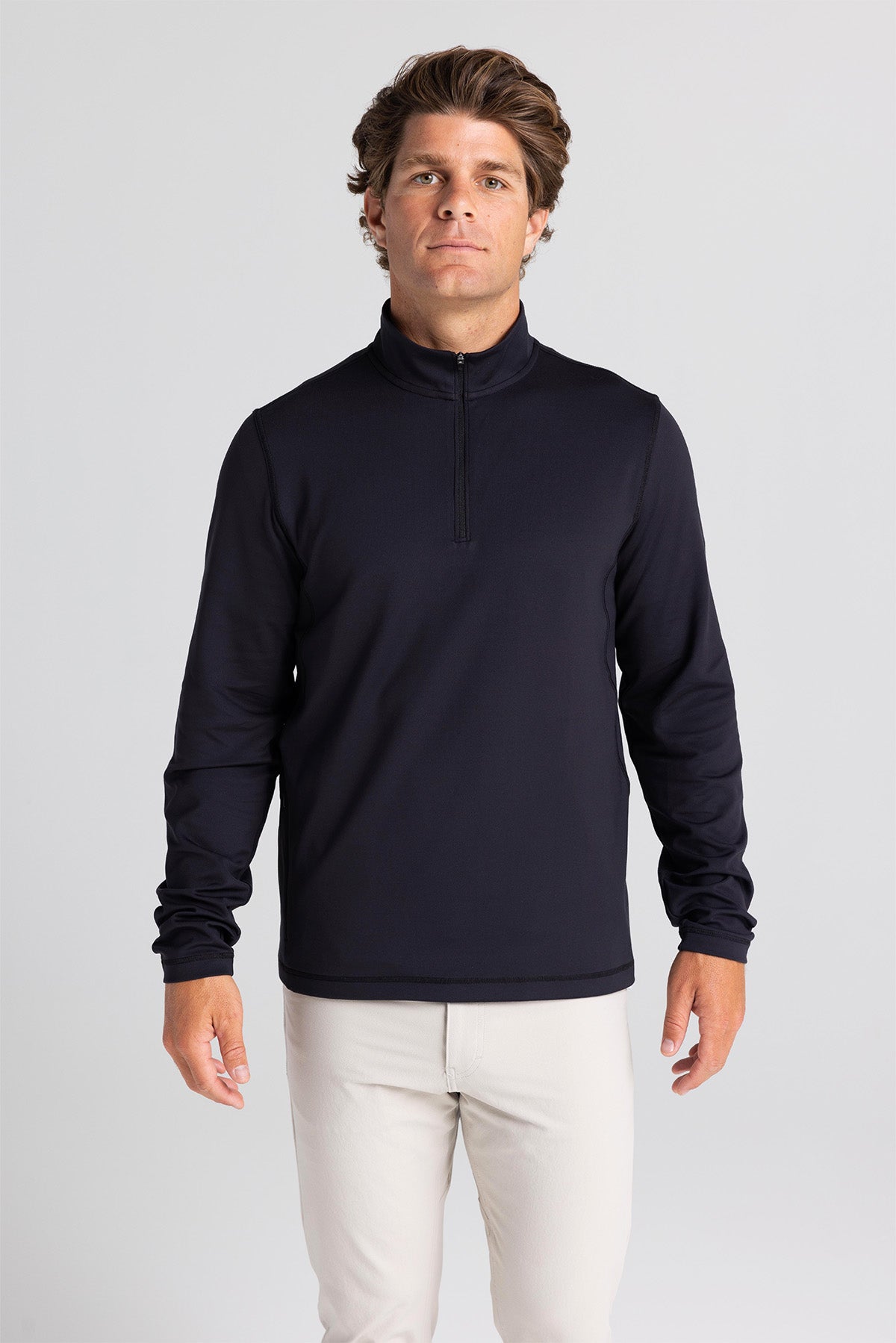 Mens western quarter discount zip