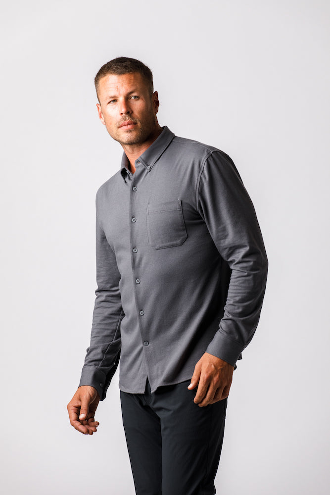 FOLK Gabe Cotton-Blend Shirt for Men